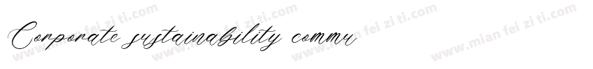 Corporate sustainability communicat字体转换